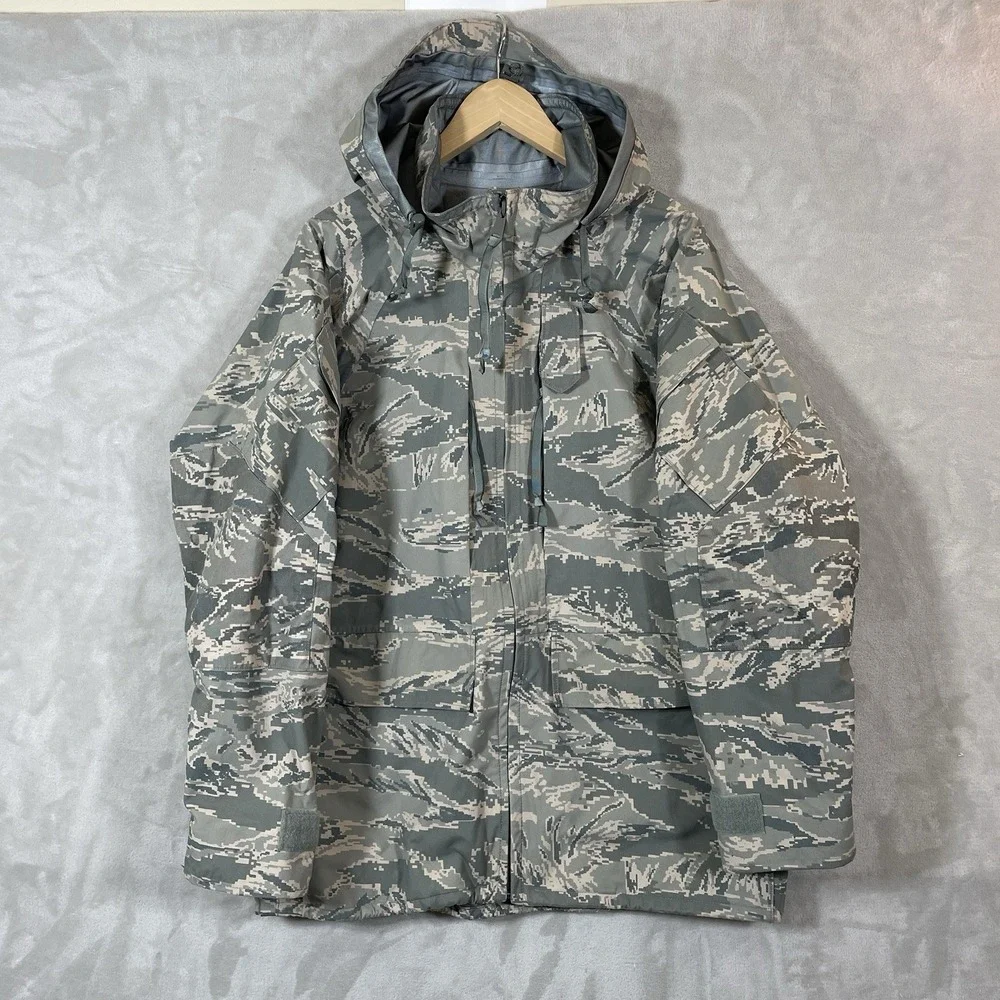 US Air Force Parka APECS All Purpose Environmental  Tiger Stripe Medium Regular